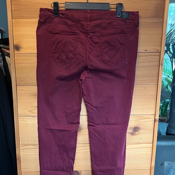 Maroon Celebrity Pink Jayden Skinny Jeans - Picture 3 of 6